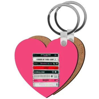 Maneskin Cassette, Μπρελόκ Ξύλινο καρδιά MDF