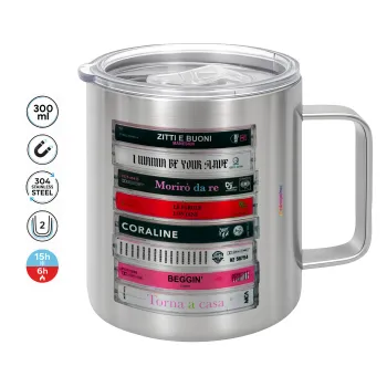 Maneskin Cassette, Mug Stainless steel double wall 300ml