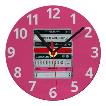 Maneskin Cassette, Ρολόι τοίχου γυάλινο (20cm)