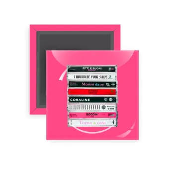 Maneskin Cassette, Μαγνητάκι ψυγείου τετράγωνο διάστασης 5x5cm