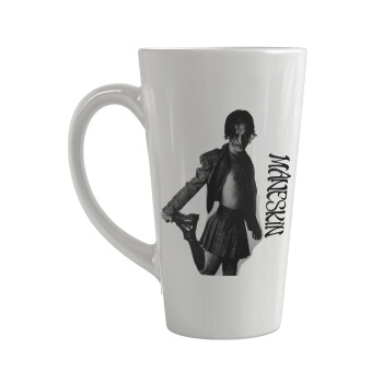 Maneskin Damiano David, Κούπα κωνική Latte Μεγάλη, κεραμική, 450ml