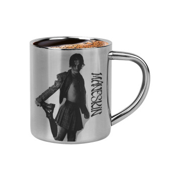 Maneskin Damiano David, Κουπάκι μεταλλικό διπλού τοιχώματος για espresso (220ml)