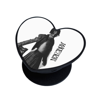 Maneskin Damiano David, Phone Holders Stand  καρδιά Μαύρο Βάση Στήριξης Κινητού στο Χέρι