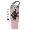 Pink color, 890ml (30oz) stainless Steel Tumbler with Handle