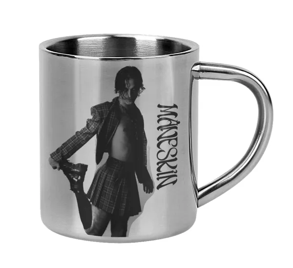 Maneskin Damiano David — Mug Stainless steel double wall 300ml