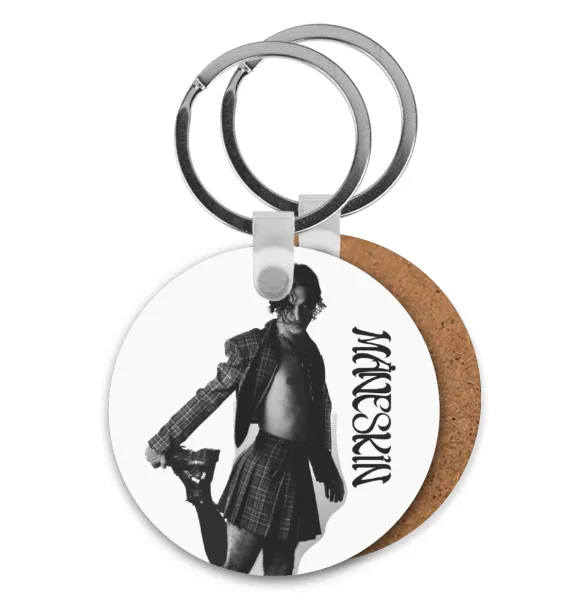 Maneskin Damiano David — Ξύλινο στρογγυλό