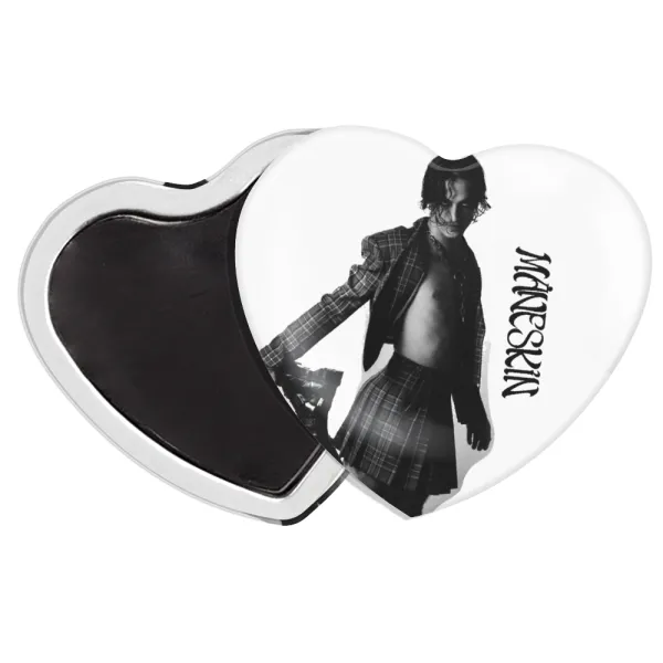 Maneskin Damiano David — Μαγνητάκι καρδιά (57x52mm)