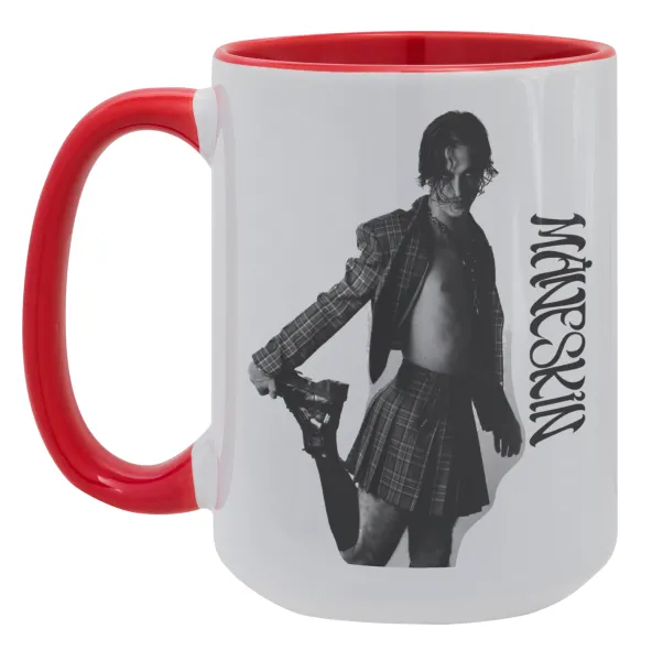 Maneskin Damiano David — Mega 15oz Κόκκινη