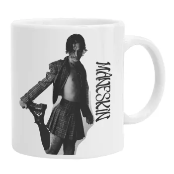 Maneskin Damiano David, Ceramic coffee mug, 330ml