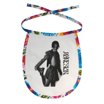 Maneskin Damiano David, Σαλιάρα μωρού αλέκιαστη με κορδόνι Χρωματιστή