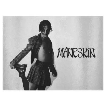 Maneskin Damiano David, Επιφάνεια κοπής γυάλινη (38x28cm)