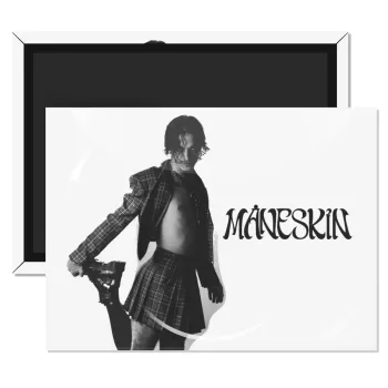 Maneskin Damiano David, Ορθογώνιο μαγνητάκι ψυγείου διάστασης 9x6cm