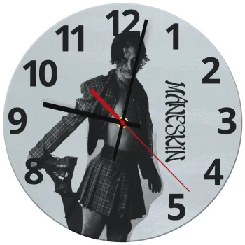 Maneskin Damiano David, Ρολόι τοίχου γυάλινο (30cm)