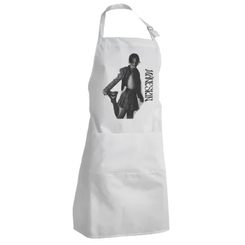 Maneskin Damiano David, Adult Chef Apron (with sliders and 2 pockets)