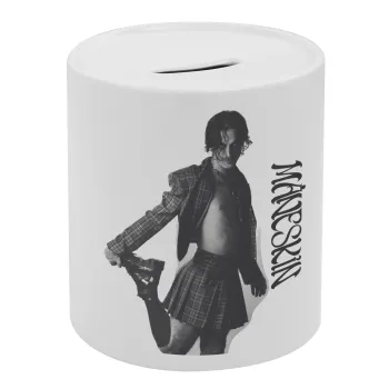 Maneskin Damiano David, Κουμπαράς πορσελάνης με τάπα