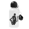 Metal water bottle, White, aluminum 500ml