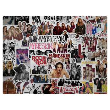 Maneskin stickers, Επιφάνεια κοπής γυάλινη (38x28cm)