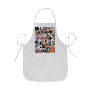 Maneskin stickers, Ποδιά Σεφ ολόσωμη κοντή  Παιδική (44x62cm)