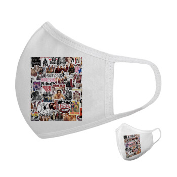 Maneskin stickers, Μάσκα υφασμάτινη υψηλής άνεσης παιδική (Δώρο πλαστική θήκη)