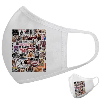 Maneskin stickers, Μάσκα υφασμάτινη υψηλής άνεσης παιδική (Δώρο πλαστική θήκη)