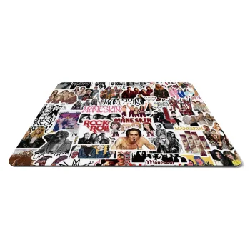 Maneskin stickers, Mousepad ορθογώνιο 27x19cm
