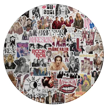 Maneskin stickers, Επιφάνεια κοπής γυάλινη στρογγυλή (30cm)
