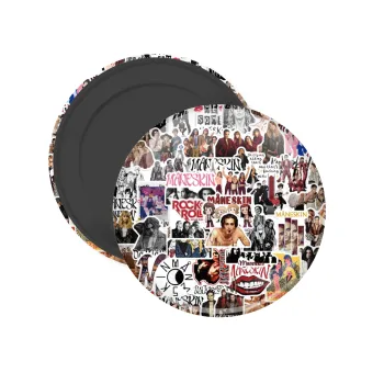 Maneskin stickers, Μαγνητάκι ψυγείου στρογγυλό διάστασης 5cm