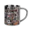 Mug Stainless steel double wall 300ml