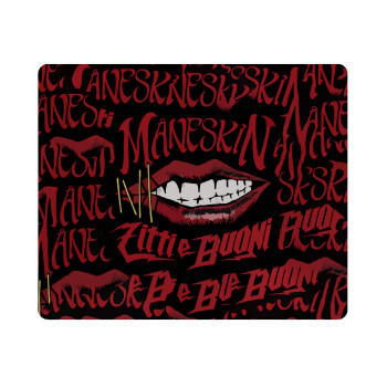 Maneskin lips, Mousepad ορθογώνιο 23x19cm