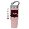 Pink color, 890ml (30oz) stainless Steel Tumbler with Handle