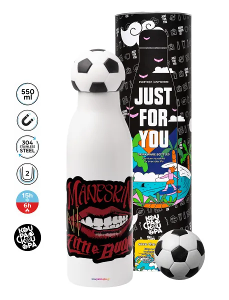 Maneskin lips — Soccer Metal mug thermos, double wall, 550ml