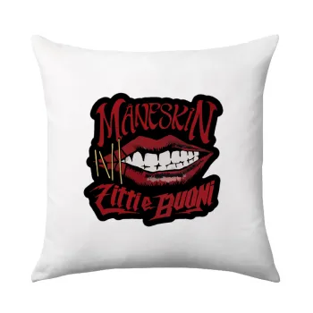 Maneskin lips, Μαξιλάρι καναπέ 40x40cm περιέχεται το  γέμισμα