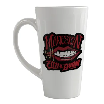 Maneskin lips, Κούπα κωνική Latte Μεγάλη, κεραμική, 450ml