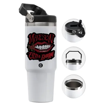 Maneskin lips, Θερμός Ανοξείδωτο 30oz με χερούλι