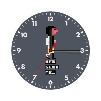 Ken sent me, Leisure Suit Larry, Wooden wall clock (20cm)