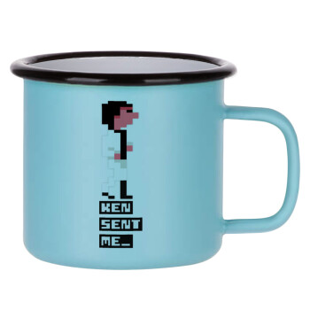 Ken sent me, Leisure Suit Larry, Κούπα Μεταλλική εμαγιέ ΜΑΤ σιέλ 360ml