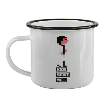 Ken sent me, Leisure Suit Larry, Κούπα εμαγιέ με μαύρο χείλος 360ml