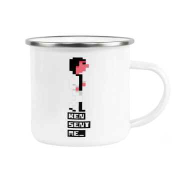 Ken sent me, Leisure Suit Larry, Metallic enamel cup white 360ml