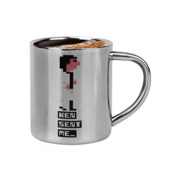 Ken sent me, Leisure Suit Larry, Double-wall metal cup for espresso (220ml)