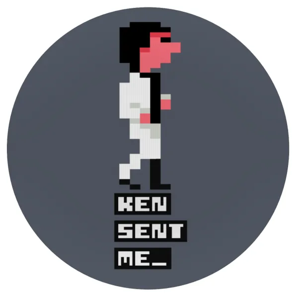 Ken sent me — Mousepad Στρογγυλό 20cm