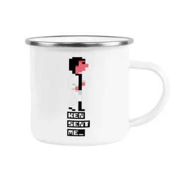 Ken sent me, Leisure Suit Larry, Metallic enamel cup white 360ml