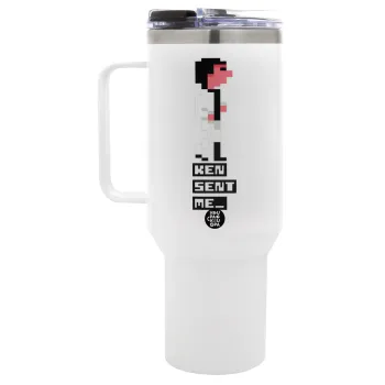 Ken sent me, Leisure Suit Larry, Mega Tumbler με καπάκι, διπλού τοιχώματος (θερμό) 1,2L