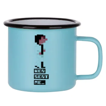 Ken sent me, Leisure Suit Larry, Κούπα Μεταλλική εμαγιέ ΜΑΤ σιέλ 360ml