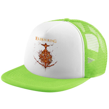 Elden Ring, Καπέλο Soft Trucker με Δίχτυ Πράσινο/Λευκό