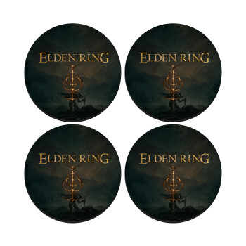 Elden Ring, SET of 4 round wooden coasters (9cm)