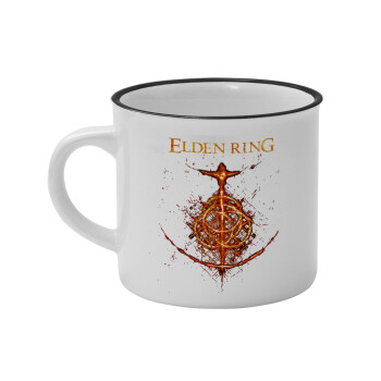 Elden Ring, Κούπα κεραμική vintage Λευκή/Μαύρη 230ml