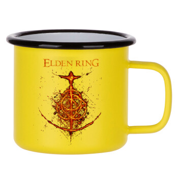 Elden Ring, Κούπα Μεταλλική εμαγιέ ΜΑΤ Κίτρινη 360ml