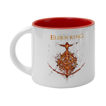 Elden Ring, Κούπα κεραμική 400ml Λευκή/Κόκκινη