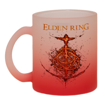 Elden Ring, Κούπα γυάλινη δίχρωμη με βάση το κόκκινο ματ, 330ml
