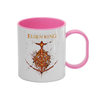 Elden Ring, Κούπα (πλαστική) (BPA-FREE) Polymer Ροζ για παιδιά, 330ml